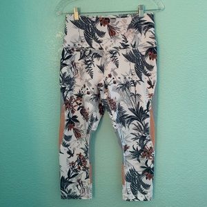Floral print leggings by Zella